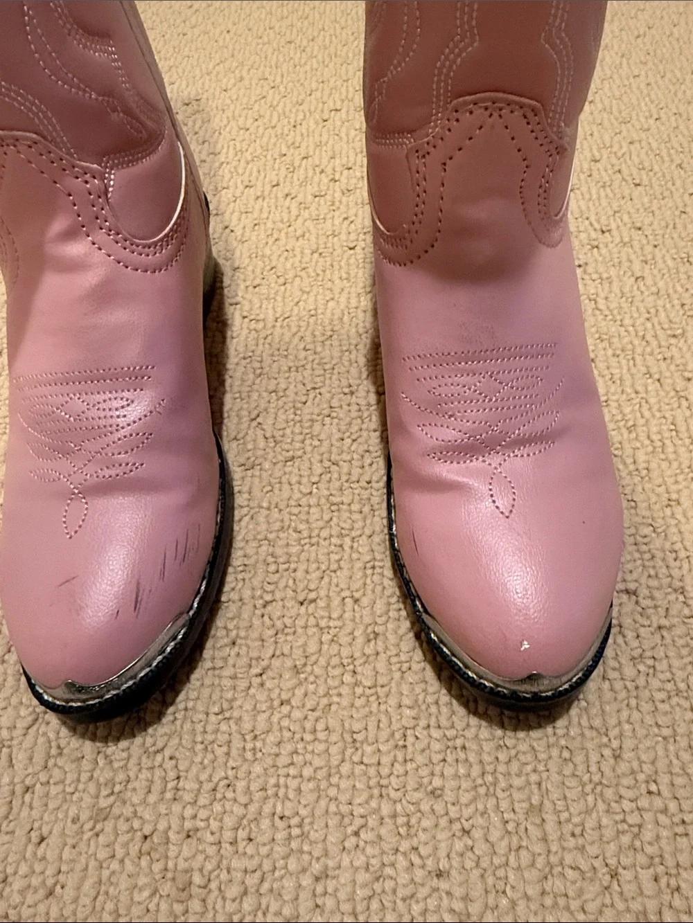 Durango Pink Kids Western Cowboy Boots